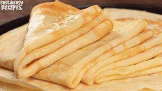 THE SECRET to Perfect French Crepes is mixing all the ingredients correctly [upl. by Aniraz]