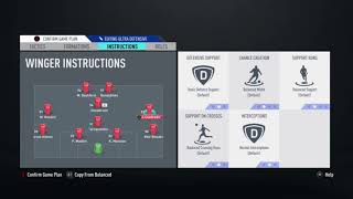 41212 Wide Custom Tactics amp Player Instructions FIFA 20 [upl. by Enirol255]