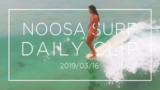 noosa surf daily clip 0316 호주 누사 서핑 [upl. by Ydnys]