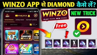 How to Use Winzo app New Trick  Winzo app se Diamond kaise le Free Fire  Winzo app free fire [upl. by Aivataj734]