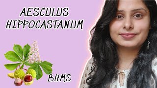 AESCULUS HIPPOCASTANUM HOMOEOPATHIC MEDICINE  BHMS [upl. by Suiratnauq]