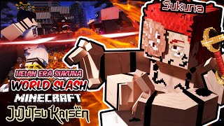 Heian Era Sukunas WORLD SLASH and Divine Flame OPEN is GODLIKE in Minecraft Jujutsu Kaisen [upl. by Leffert]