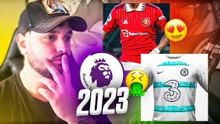 VITU REACCIONA a LAS CAMISETAS DE LA PREMIER LEAGUE 20222023 [upl. by Ammeg]