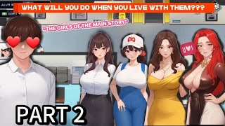 WORKSPACE FANTASY Ver 1211 DLC  FULL SAVE  PART 2  The Girls of the Original Storyline [upl. by Bomke]