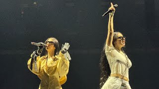 Charli xcx amp Caroline Polachek  Everything is romantic remix  Brat Tour 24  London  28112024 [upl. by Naoj237]