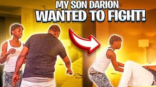 BEING MEAN TO MY SON DARION HE JUMPED ME [upl. by Wie]