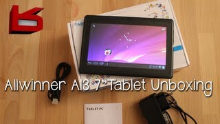 Allwinner A13 Q88 7quot Android Tablet  Unboxing [upl. by Blainey94]