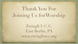 Zwingli UCC of East Berlin PA Live Stream [upl. by Rollins]