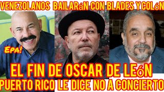 Activistas Puertorriqueños se oponen al concierto que dará Oscar de León en su País [upl. by Grounds465]