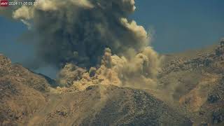 Nov 5 2024 Semeru Volcano Eruption Caught on Camera [upl. by Wystand]