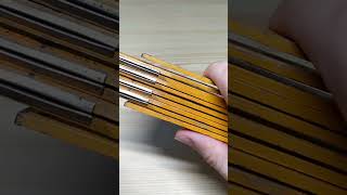 SIMPLE ASMR 1294  WOODEN RULER asmr asmrsounds [upl. by Kcirredal]