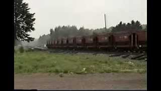 Empty DMampIR ore train returns to Proctor MN  1998 [upl. by Agace]