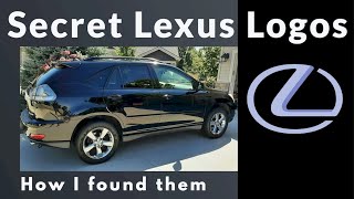 Lexus RX350 Hidden Logos Found on 2nd Gen 20042009 [upl. by Milano]