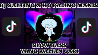 DJ SALTING X KO PALING MANIS SLOW BASS II VIRAL TIKTOK [upl. by Stu]