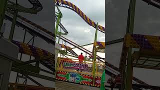 blackpool england south pier peter sedgwicks crazy coaster mad mouse off ride pov 2024 [upl. by Undis322]