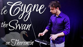 The Swan  le Cygne 🦢 on THEREMIN [upl. by Anahtor]