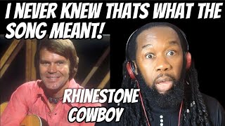 GLEN CAMPBELL Rhinestone Cowboy REACTION  Powerful song and message [upl. by Yvaht]