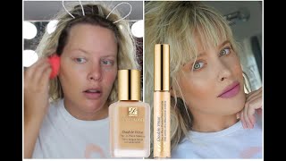 Estee Lauder Double Wear Foundation amp Concealer  REVIEW amp WEAR TEST  Brittany Elizabeth [upl. by Sherburne150]