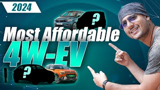 Top 5 Best Budget Electric Cars To Buy In India ⚡ 2024 [upl. by Annayi586]