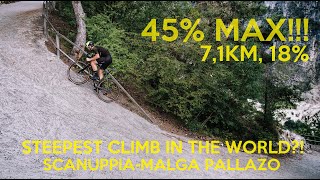 Scanuppia KOM steepest climb for cycling [upl. by Anawit]