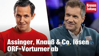 Assinger Knauß amp Co lösen ORFVorturner ab  kronetv NEWS [upl. by Caroline]