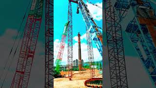 Dynamic compaction pile process Good tools and machinery make work easy [upl. by Ahsiloc392]