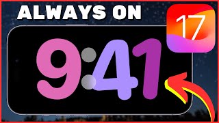 How to Keep StandBy Mode Always On in iOS 17 [upl. by Eladal]