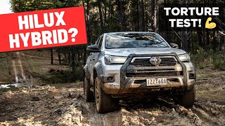 2024 Toyota HiLux 48V hybrid detailed review 0100 POV test drive off road [upl. by Taimi936]