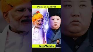 COMPARiSION BETWEEN INDIA VS NKOREA coment subscribe motivation shorts india nkorea [upl. by Assed421]