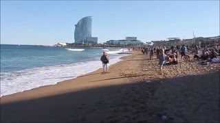 Platja Sant Sebastià  Barcelona  Mayo 2016 [upl. by Baese]