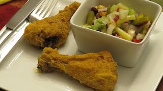 How To Make Oven Baked Fried Chicken Recipe [upl. by Handal]