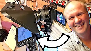 How to setup TELEPROMPTER for YouTube My DESVIEW T3 prompter on Sony ZV1 camera [upl. by Pillihp587]