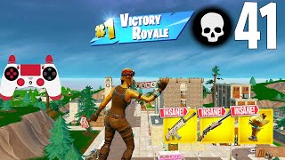 41 Elimination Solo Vs Squads RELOAD Gameplay Win Fortnite Chapter 5 Season 3 PS4 Controller [upl. by Cibis]