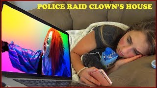 Scary Clown Caught By Police While Live Streaming on YouTube [upl. by Connelley908]