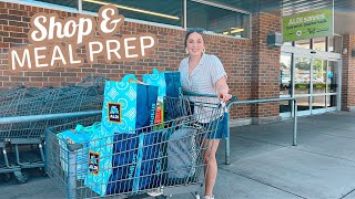 SHOP BUDGET MEAL PREP amp HAUL  FOOD STORAGE WEEKLY LARGE FAMILY MEALS [upl. by Brezin]