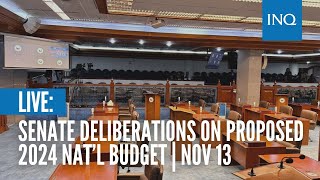 LIVE Senate deliberations on proposed 2024 nat’l budget  Nov 13 [upl. by Aibos527]