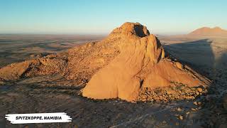 Motorbike tours in Namibia Spitzkoppe Mountains  Stunning Granite Peaks [upl. by Alakam]