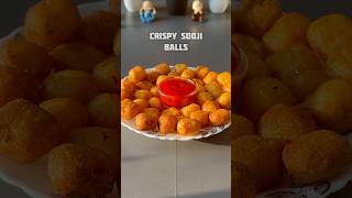 Trending recipe of crispy sooji balls shorts recipe crispy sooji snacks [upl. by Hilleary]