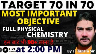 200PM MOST IMPORTANT OBJECTIVE PHYSICAL CHEMISTRY [upl. by Reinhart905]