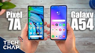 Samsung Galaxy A54 vs Google Pixel 7a  Which is Best [upl. by Rufe]