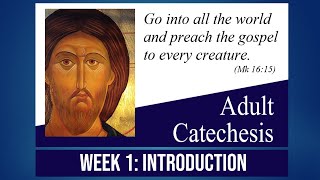 Adult Catechism Week 1  Introduction [upl. by Nojid]