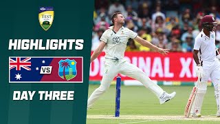 Australia v West Indies 202324  Second Test  Day 3 [upl. by Birck]