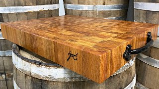 Turning a Barrel into a Butcher Block [upl. by Yank]