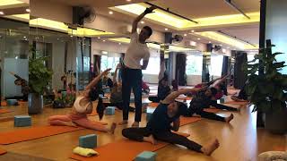 30 Minutes Hatha Yoga Intermediate Yoga  Master Praveen [upl. by Ingles920]