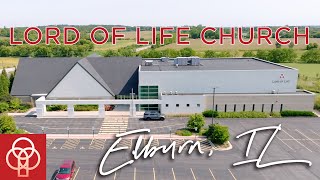 Lord of Life Church Elburn Illinois 4K Mavic 3 Drone [upl. by Atled]