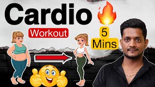 5 minFull Body Fat Burn HIIT Ab Core Arm Back Leg Thigh amp Cardio by Manmohan Yogi cardio [upl. by Lavicrep285]