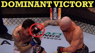 Alexander Volkanovski vs Max Holloway 3 Highlights and Analysis [upl. by Orthman]