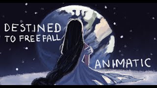 Destined to Freefall  Animatic art animator song animation animatic pretty space snippet [upl. by Cressi]