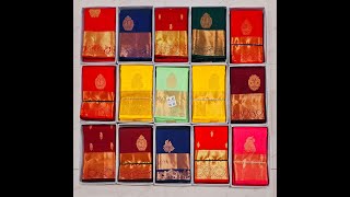 Kanchipuram Silk Sarees lowest gift sarees [upl. by Tench600]