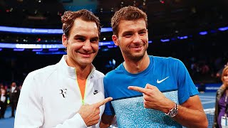 3 Times Roger Federer SCHOOLED quotBaby Federerquot Federer vs Dimitrov [upl. by Abisia816]